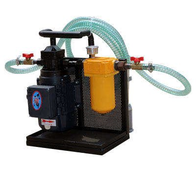 濾達便攜式濾油機展示