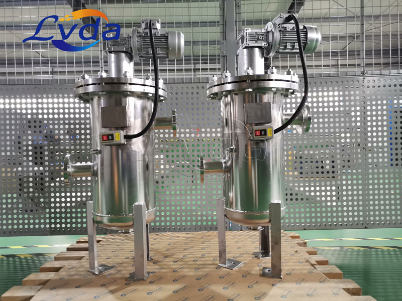 6月中旬重慶客戶訂購DN100-304L自清洗過濾器